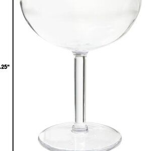 Large Margarita cocktail party glasses bar ware